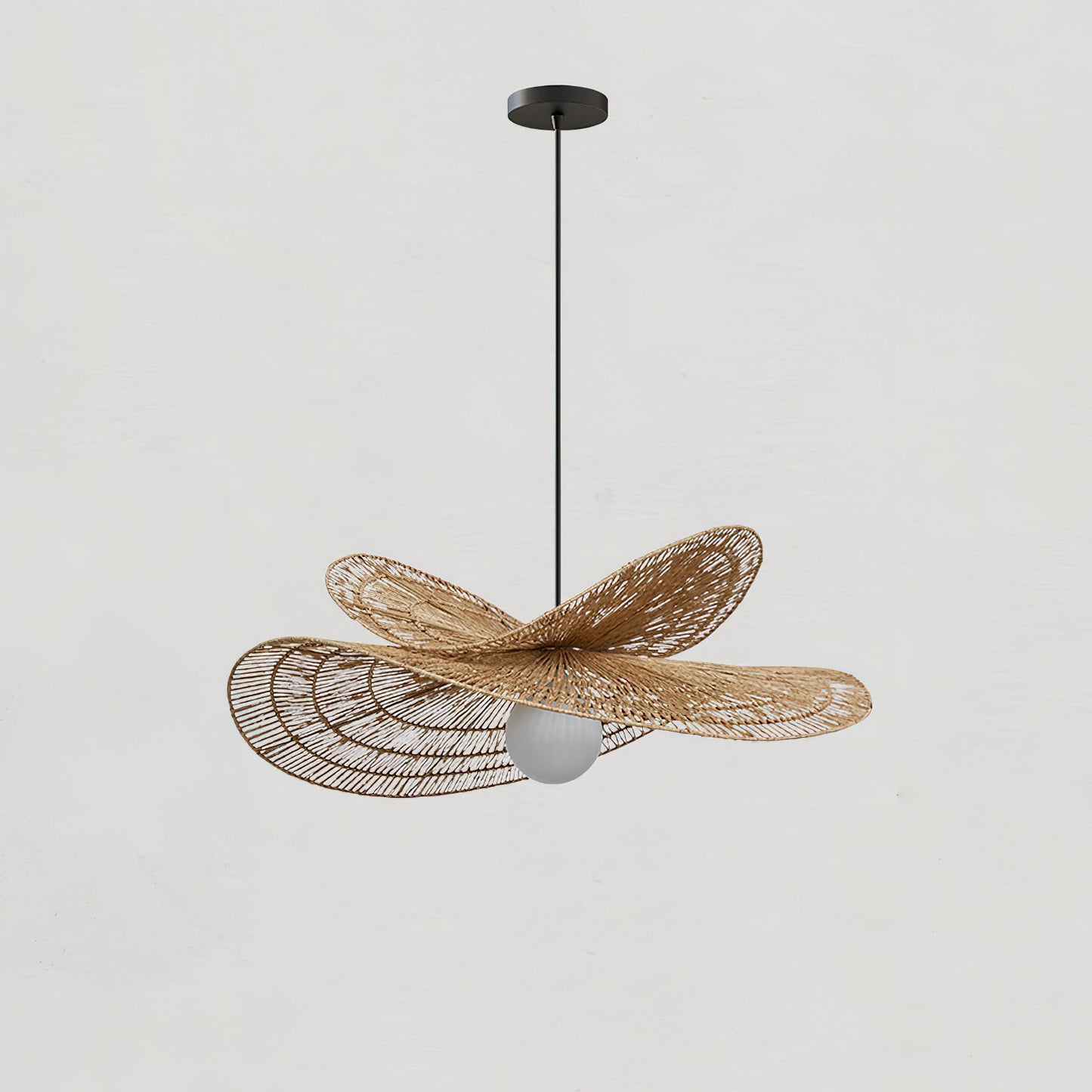 Rattan Butterfly Pendant Light