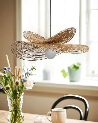 Rattan Butterfly Pendant Light