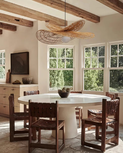 Rattan Butterfly Pendant Light