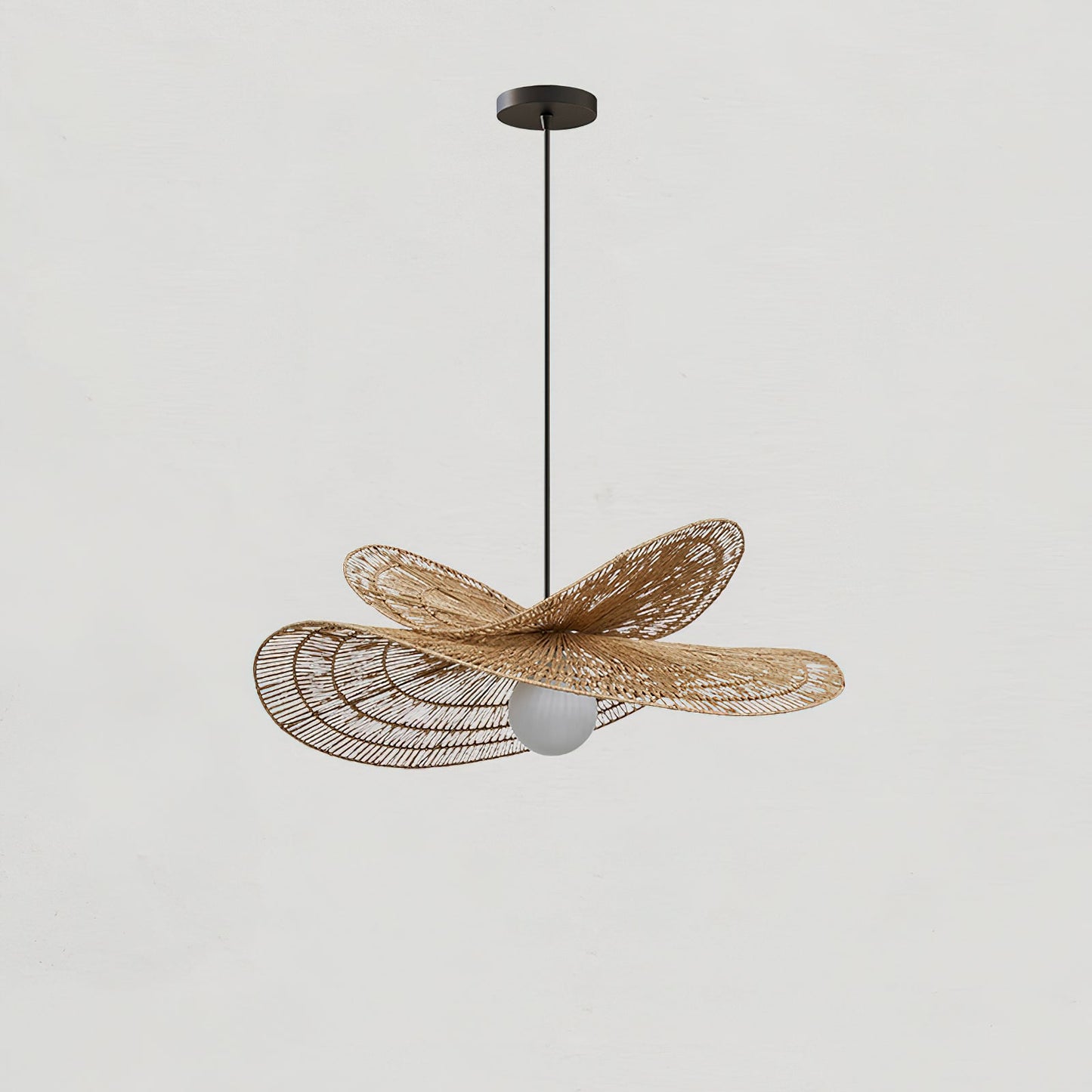 Rattan Butterfly Pendant Light
