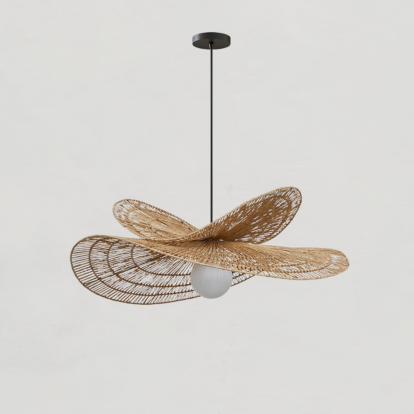 Rattan Butterfly Pendant Light