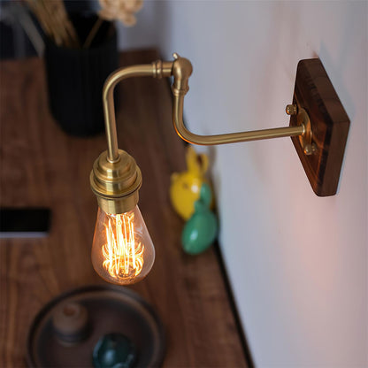 Calin Brass Wall Lamp - Loonglight