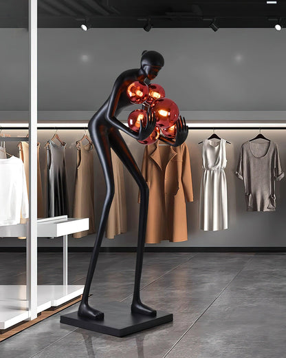 Calliope Statue Floor Lamp - Loonglight