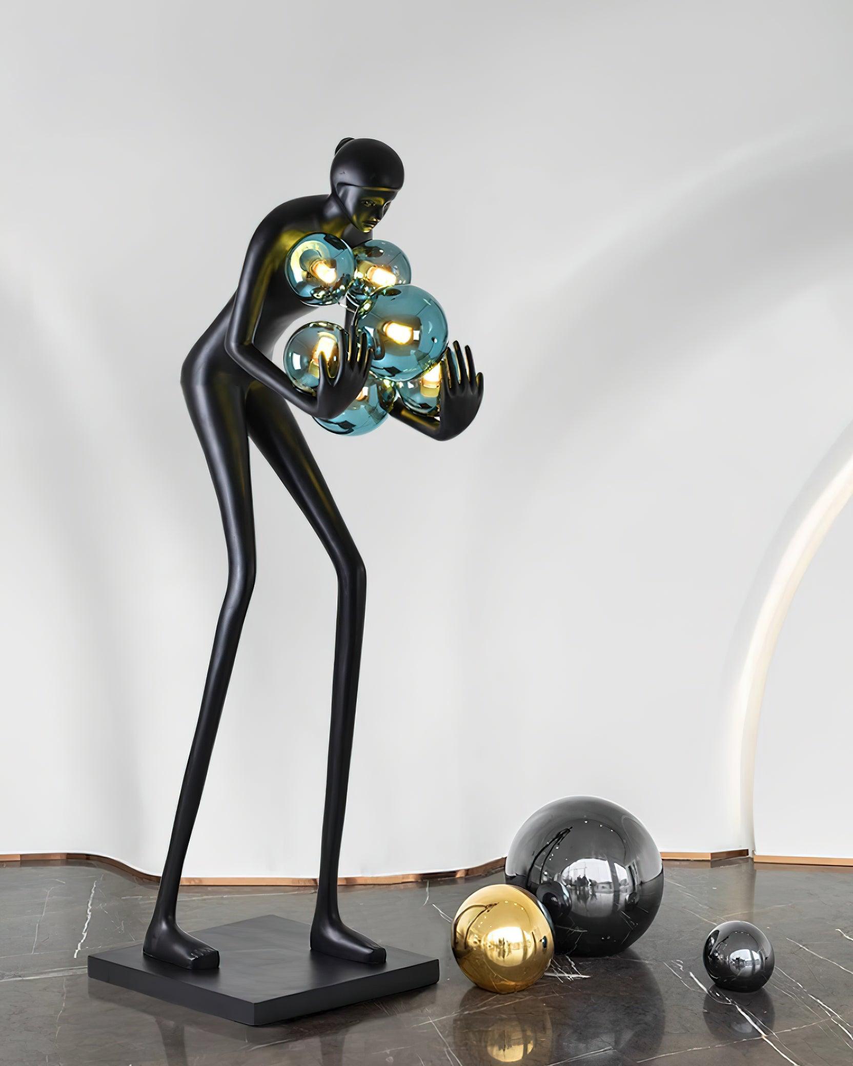 Calliope Statue Floor Lamp - Loonglight