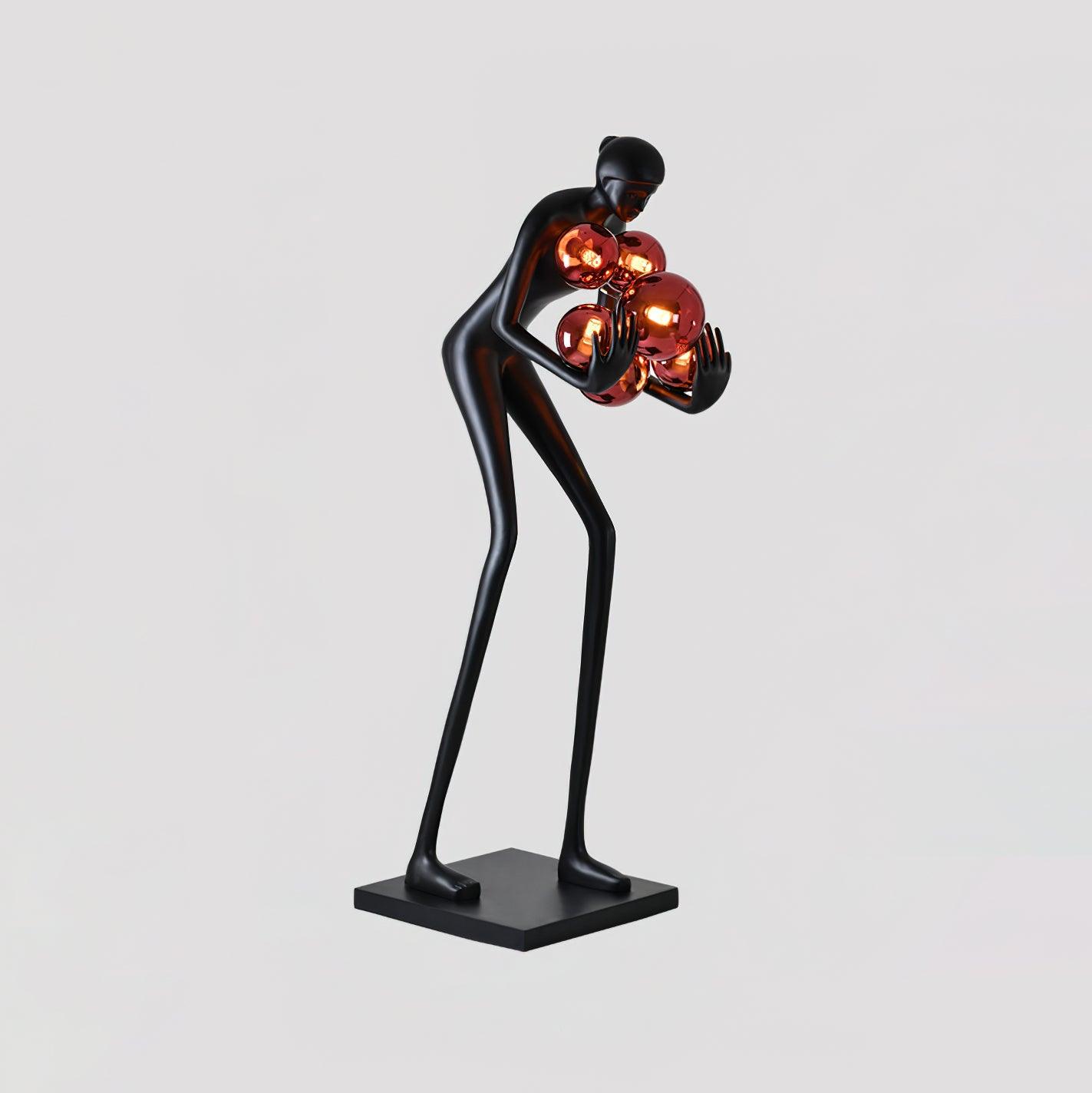 Calliope Statue Floor Lamp - Loonglight