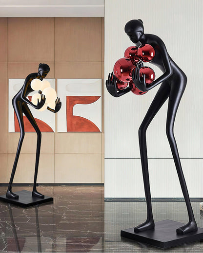 Calliope Statue Floor Lamp - Loonglight