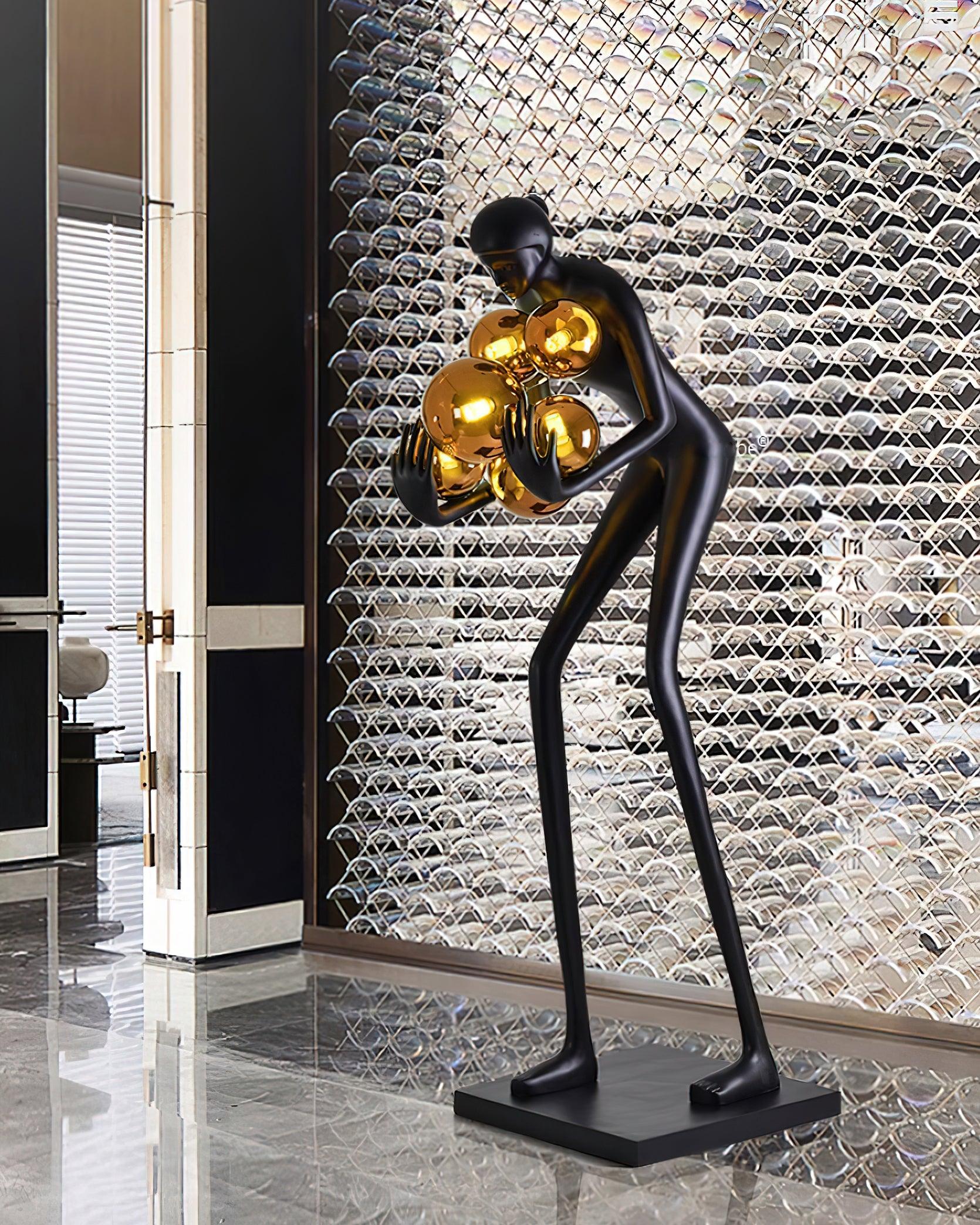Calliope Statue Floor Lamp - Loonglight