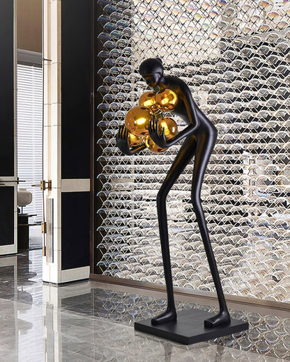 Calliope Statue Floor Lamp - Loonglight