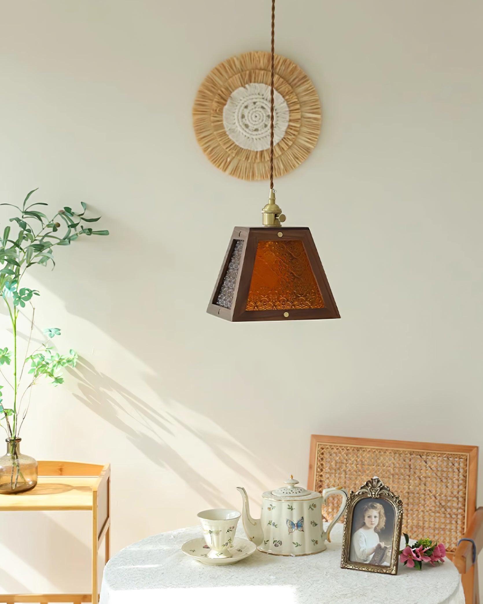 Calvi Glass Pendant Light - Loonglight