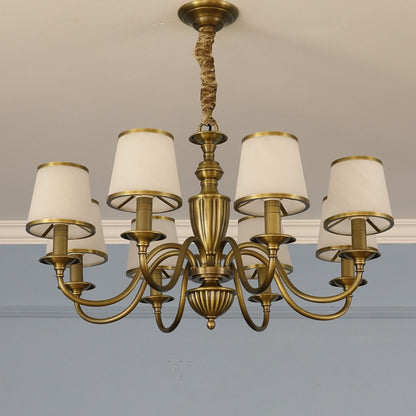 Cambridge Brass Chandelier - Loonglight