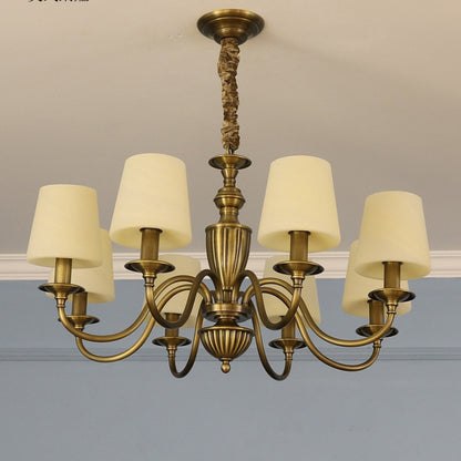 Cambridge Brass Chandelier - Loonglight