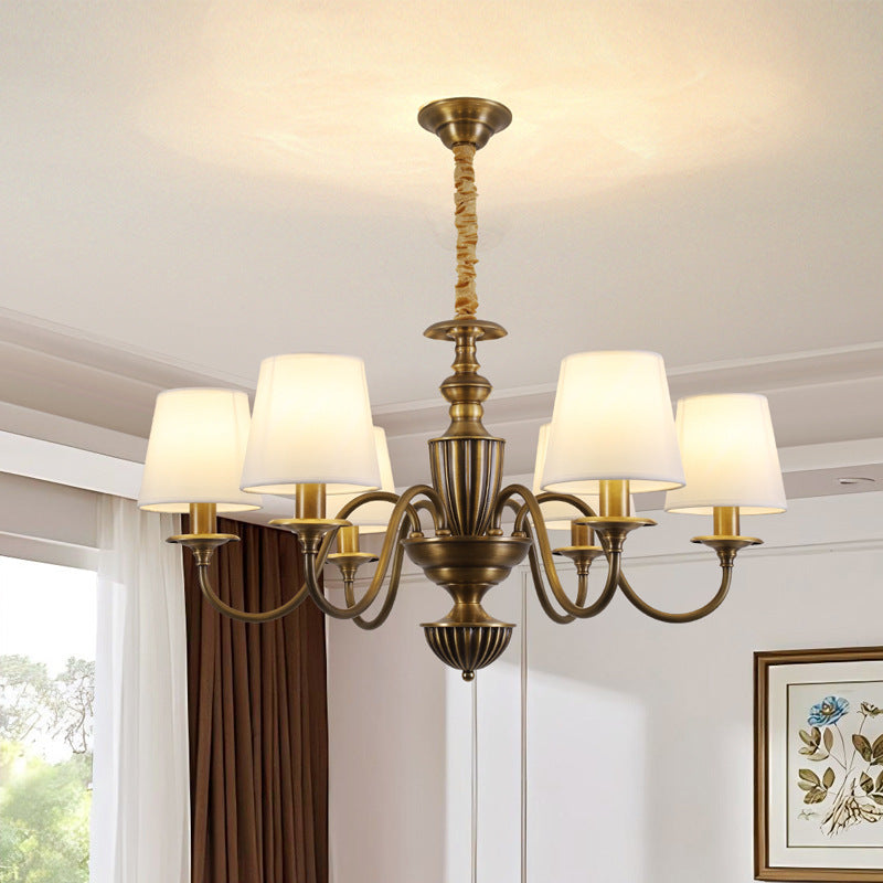 Cambridge Brass Chandelier - Loonglight