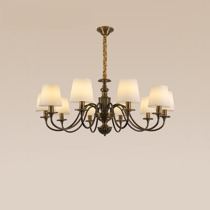 Cambridge Brass Chandelier - Loonglight
