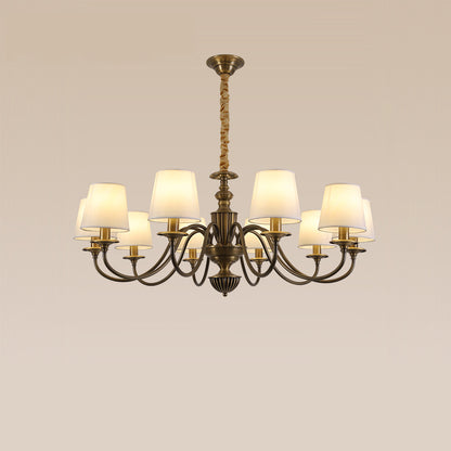 Cambridge Brass Chandelier - Loonglight