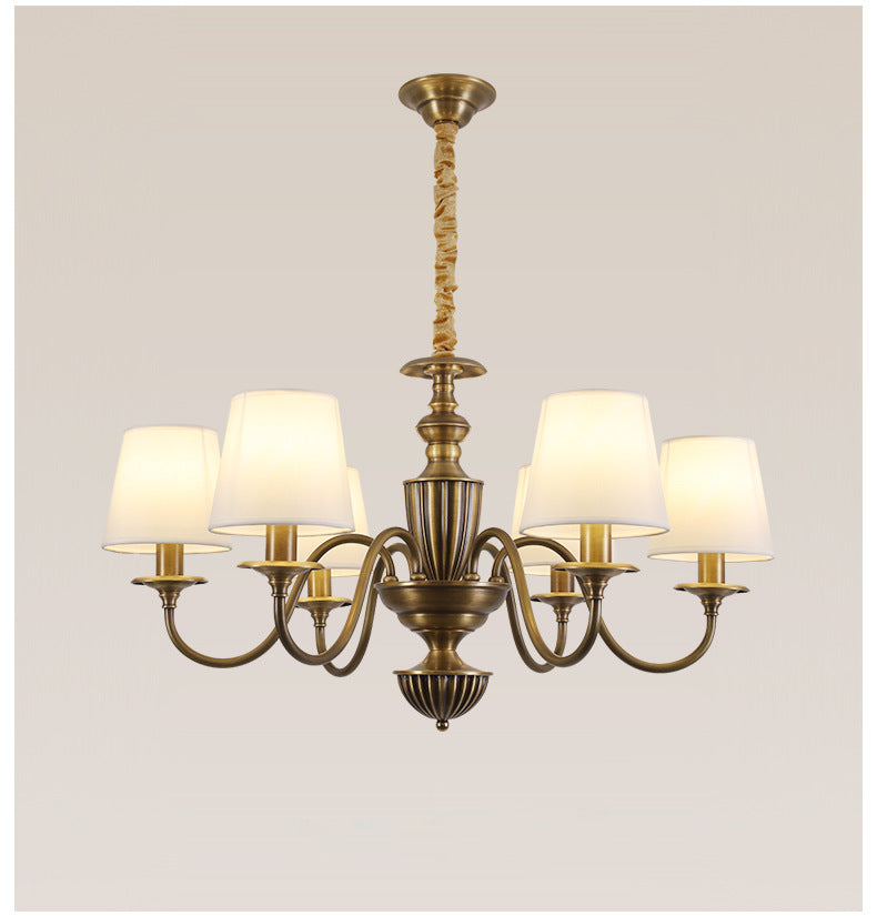 Cambridge Brass Chandelier - Loonglight