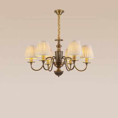 Cambridge Brass Chandelier - Loonglight