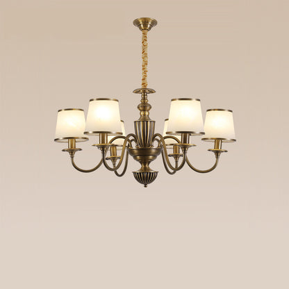Cambridge Brass Chandelier - Loonglight