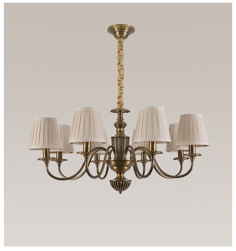 Cambridge Brass Chandelier - Loonglight