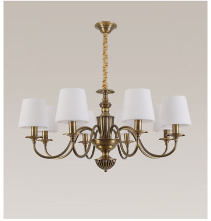 Cambridge Brass Chandelier - Loonglight