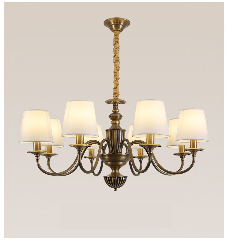Cambridge Brass Chandelier - Loonglight