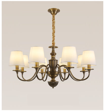 Cambridge Brass Chandelier - Loonglight