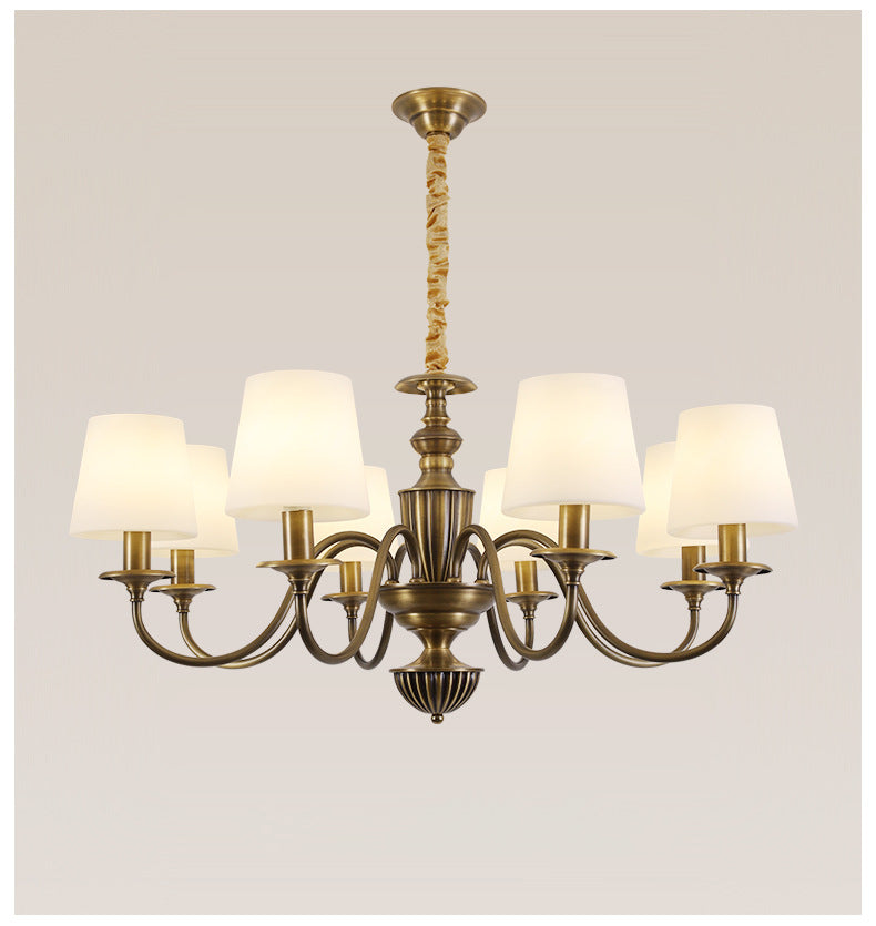 Cambridge Brass Chandelier - Loonglight