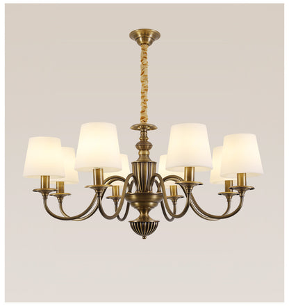 Cambridge Brass Chandelier - Loonglight