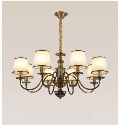 Cambridge Brass Chandelier - Loonglight