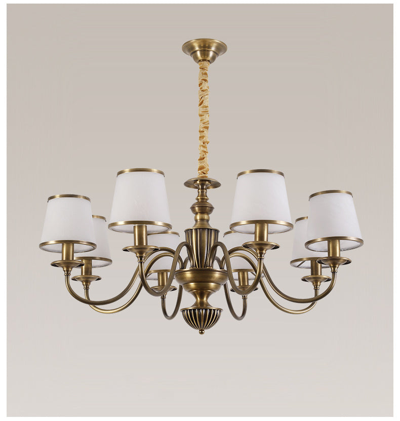Cambridge Brass Chandelier - Loonglight
