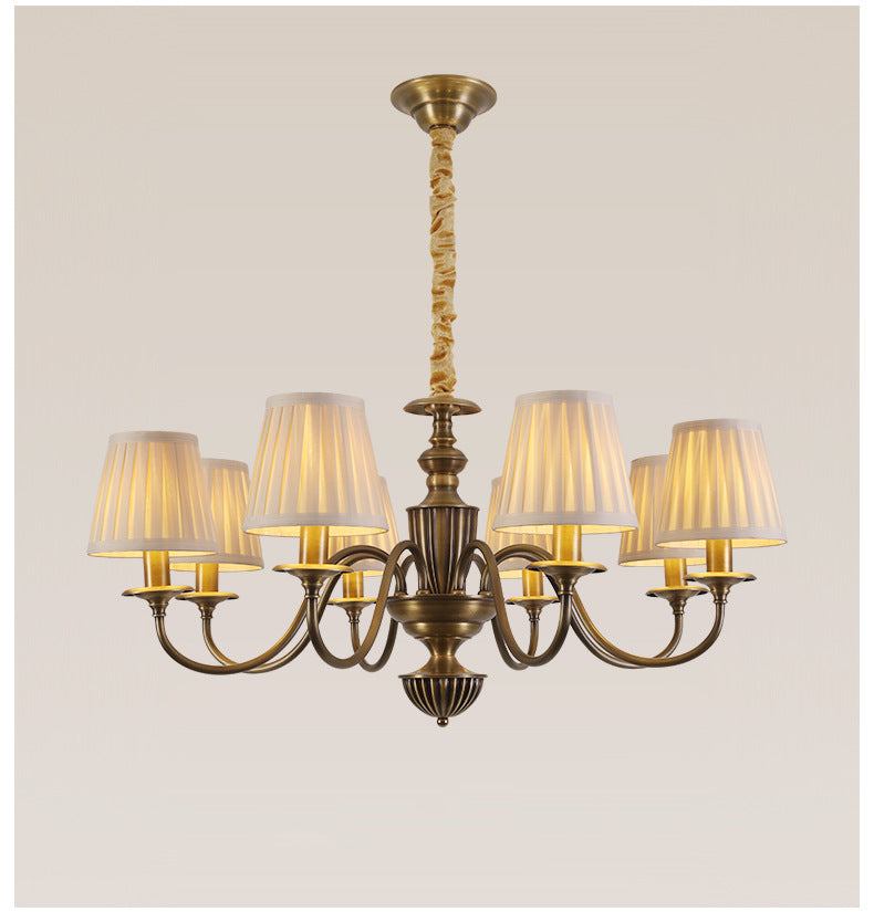 Cambridge Brass Chandelier - Loonglight
