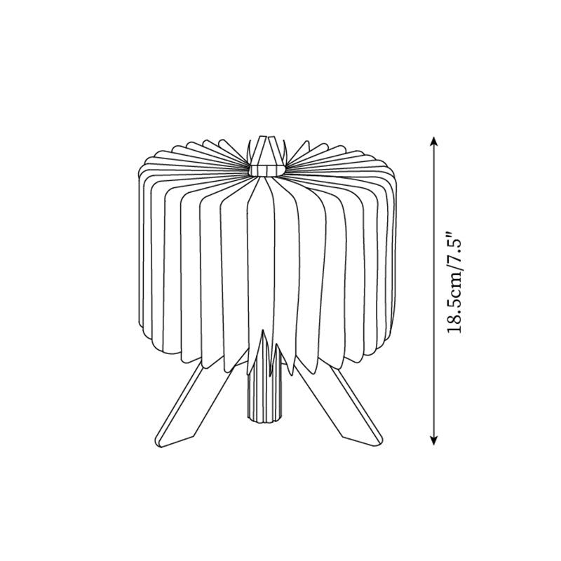 Candela Fold Table Lamp - Loonglight
