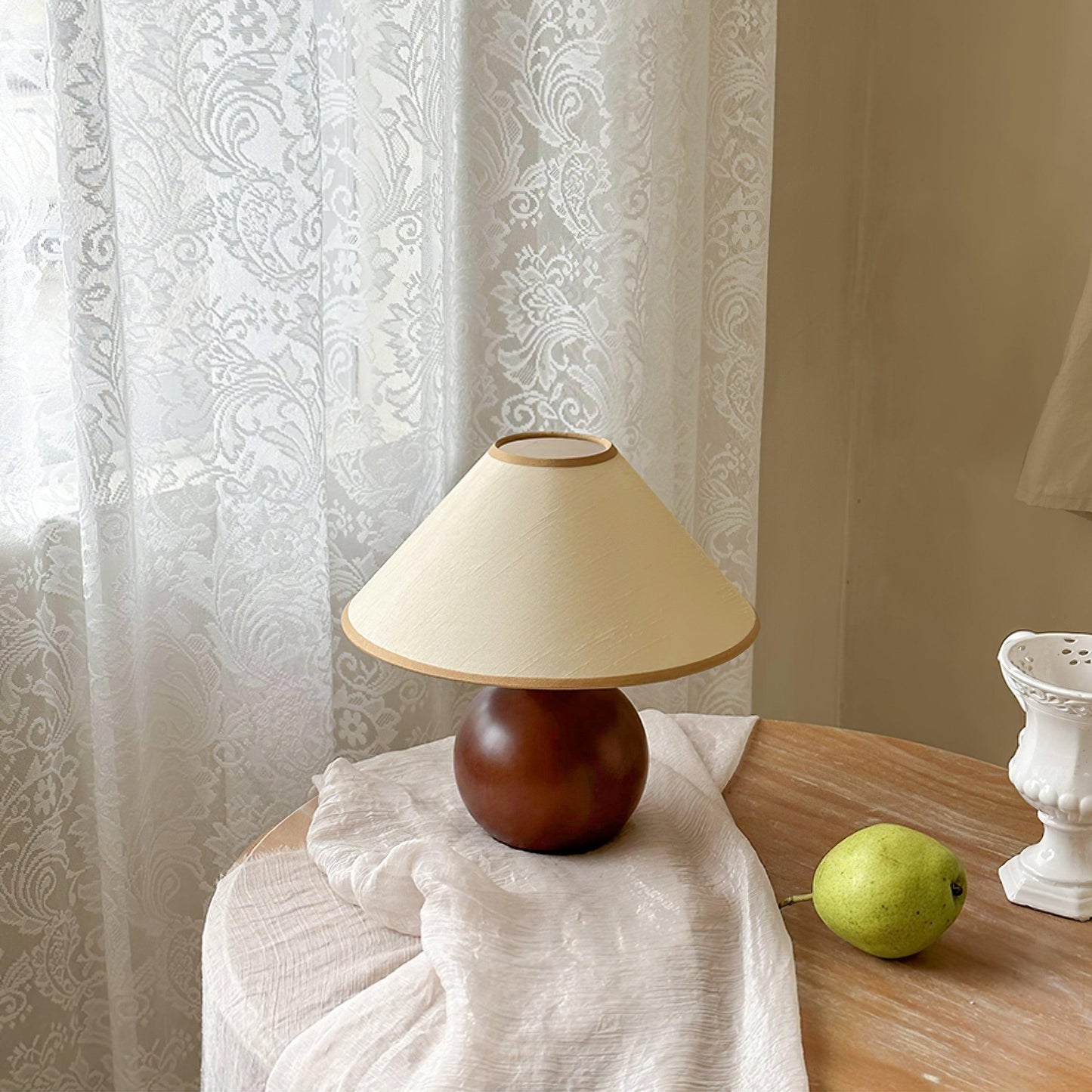 Cankut Wood Table Lamp - Loonglight