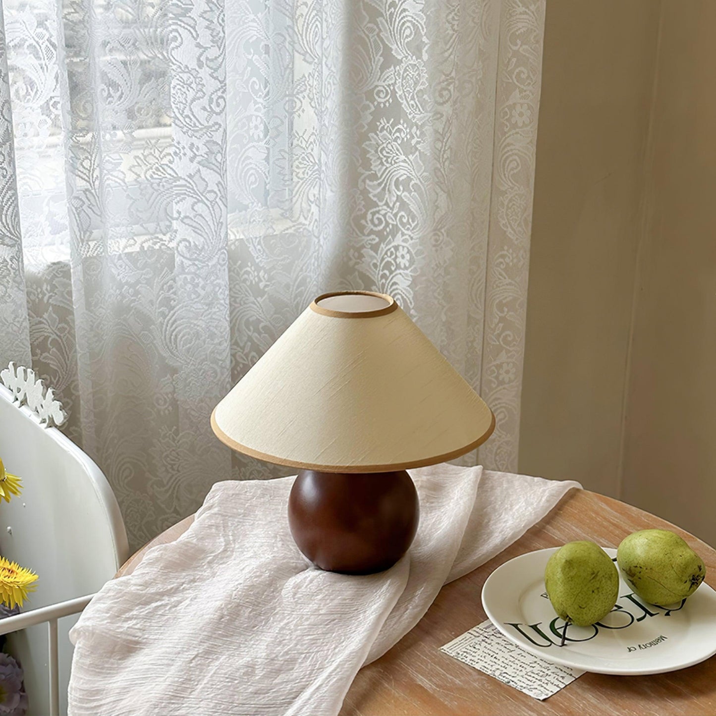 Cankut Wood Table Lamp - Loonglight