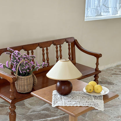 Cankut Wood Table Lamp - Loonglight