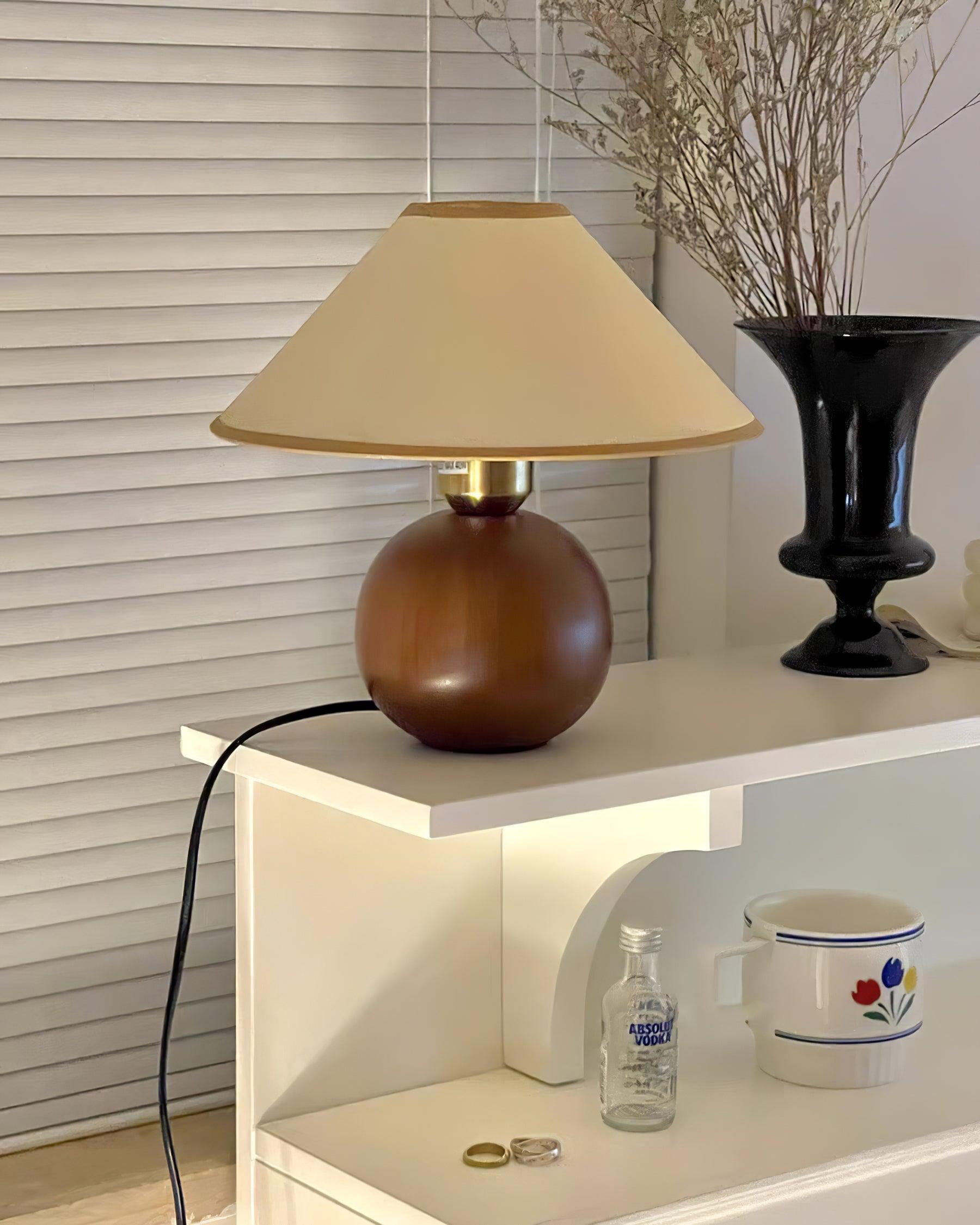 Cankut Wood Table Lamp - Loonglight