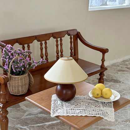 Cankut Wood Table Lamp - Loonglight