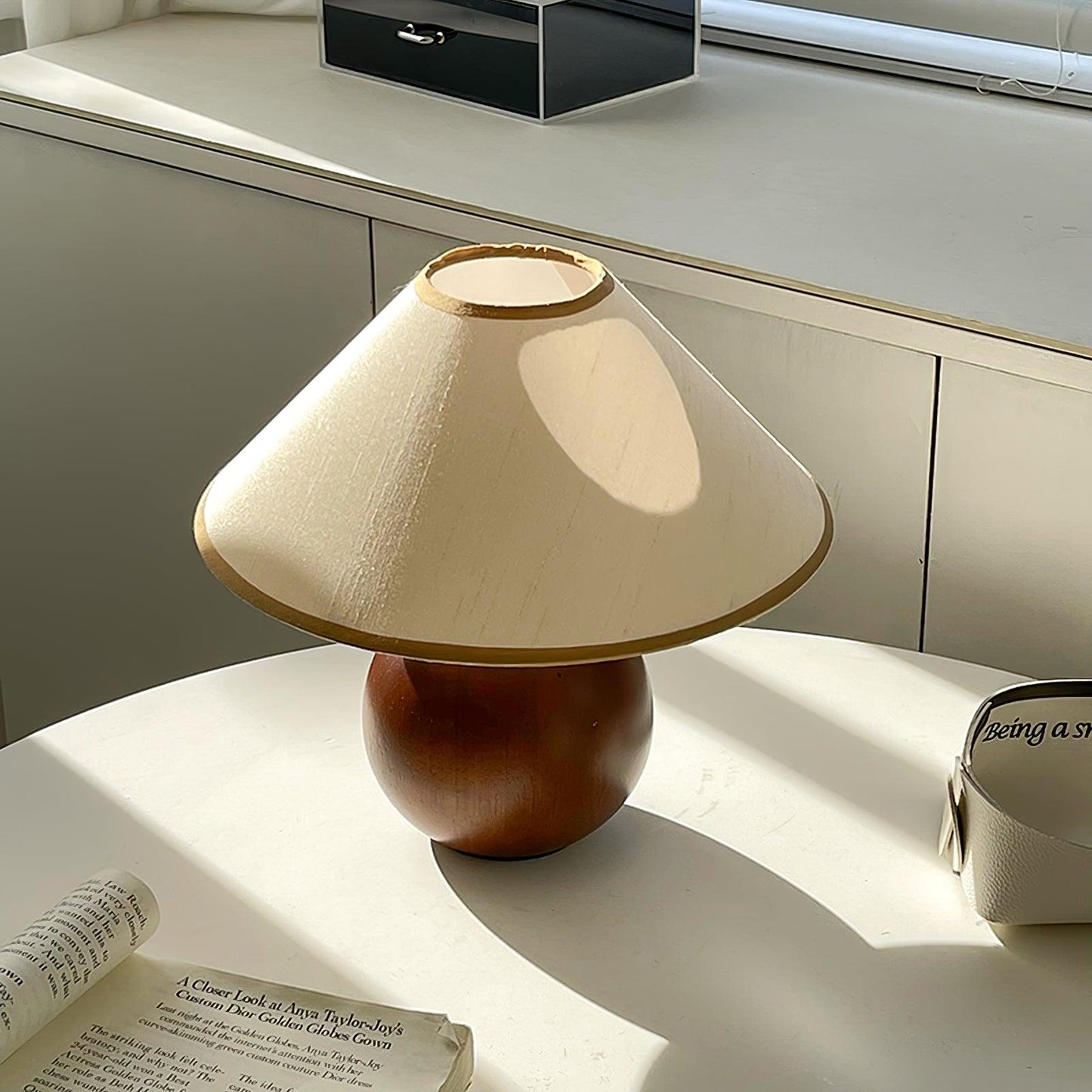 Cankut Wood Table Lamp - Loonglight