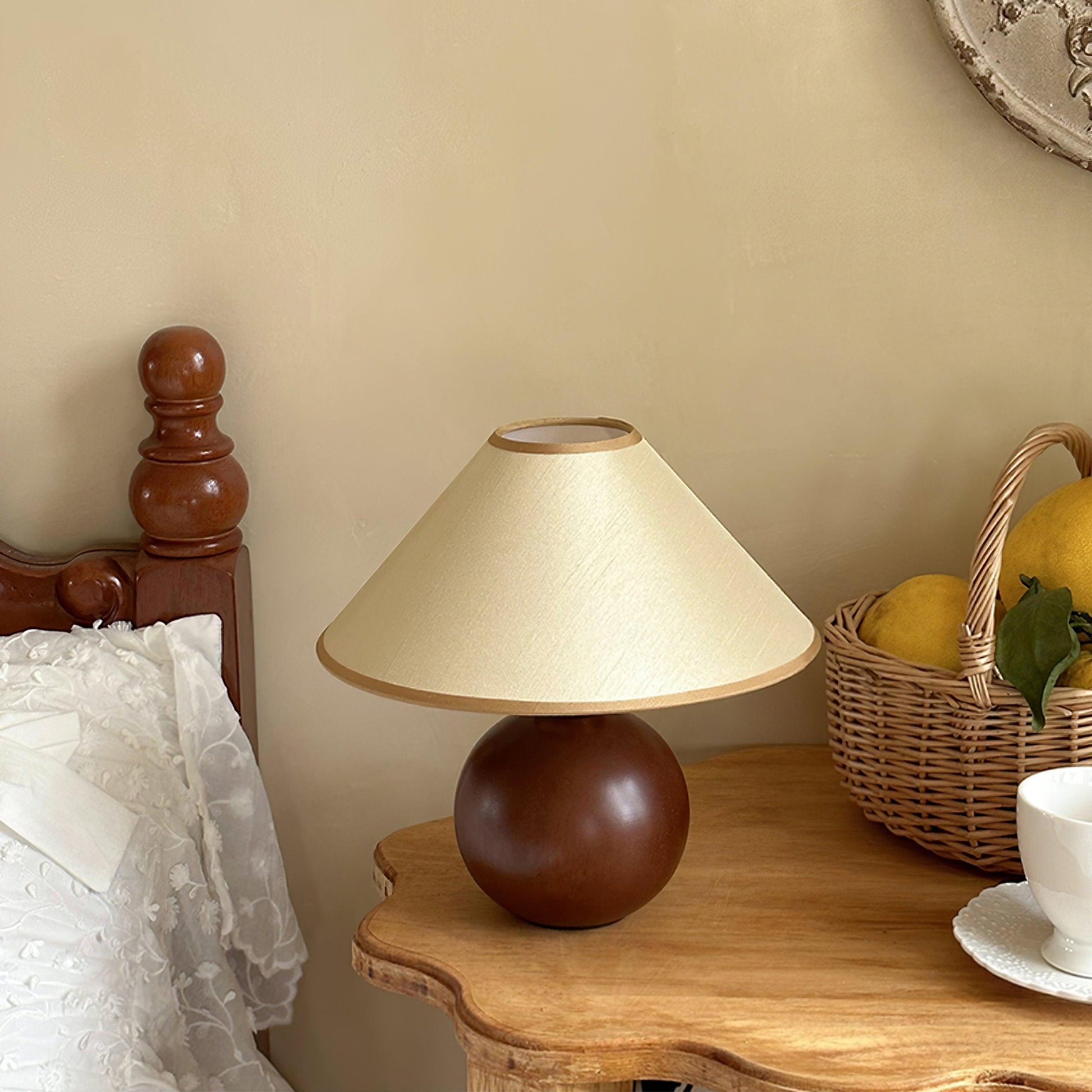 Cankut Wood Table Lamp - Loonglight