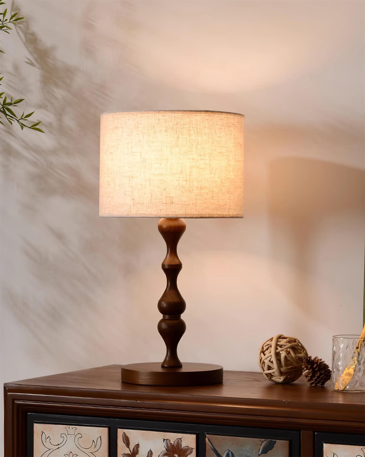 Canora Wooden Table Lamp - Loonglight
