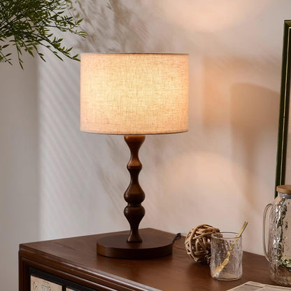 Canora Wooden Table Lamp - Loonglight