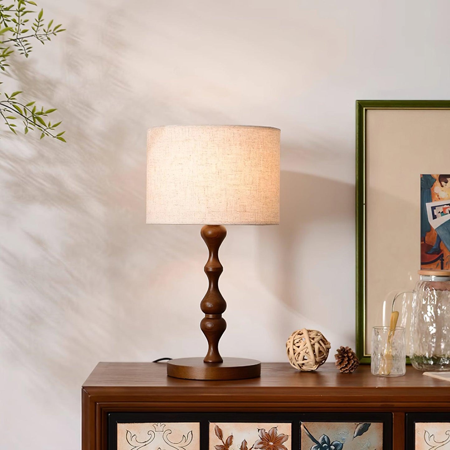 Canora Wooden Table Lamp - Loonglight