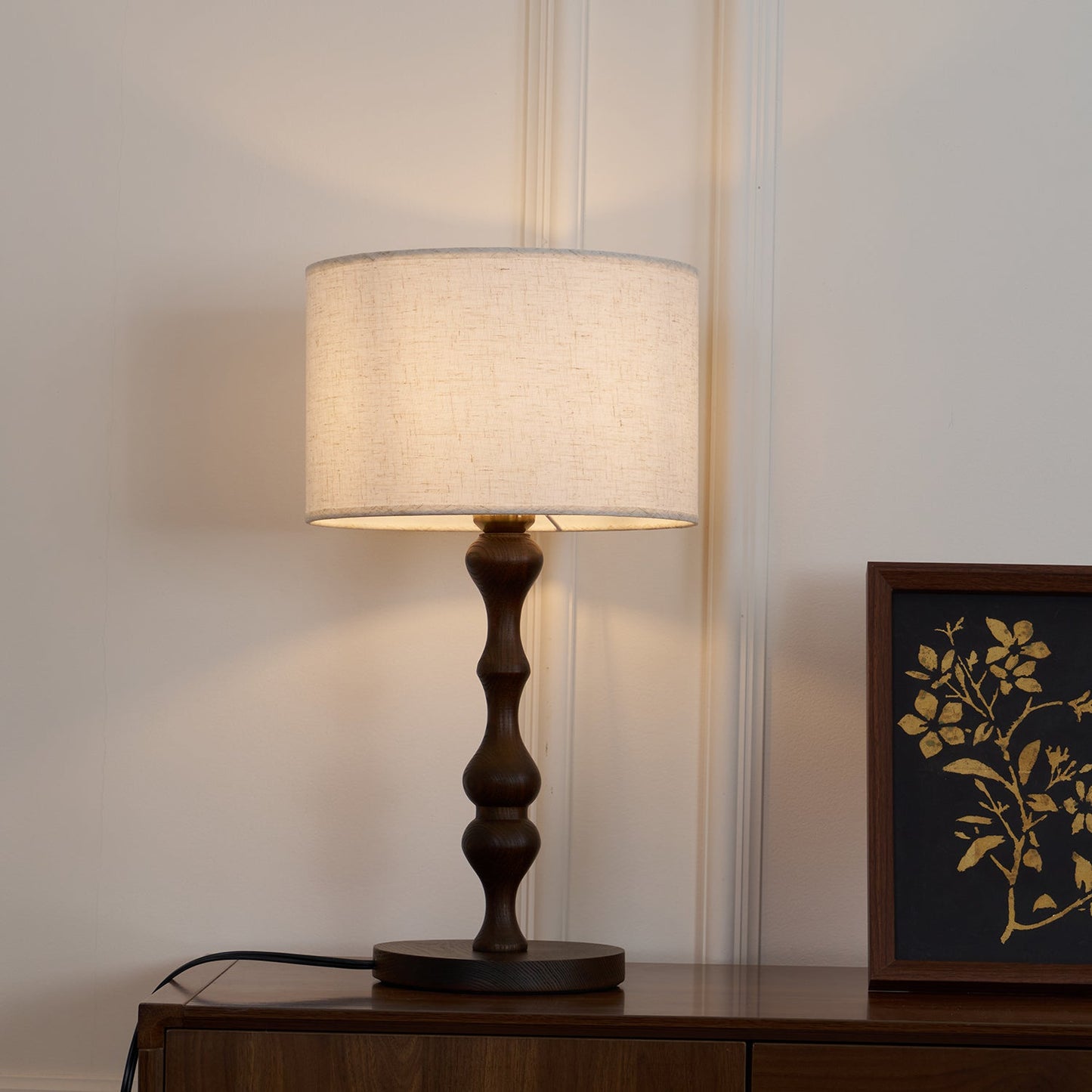 Canora Wooden Table Lamp - Loonglight