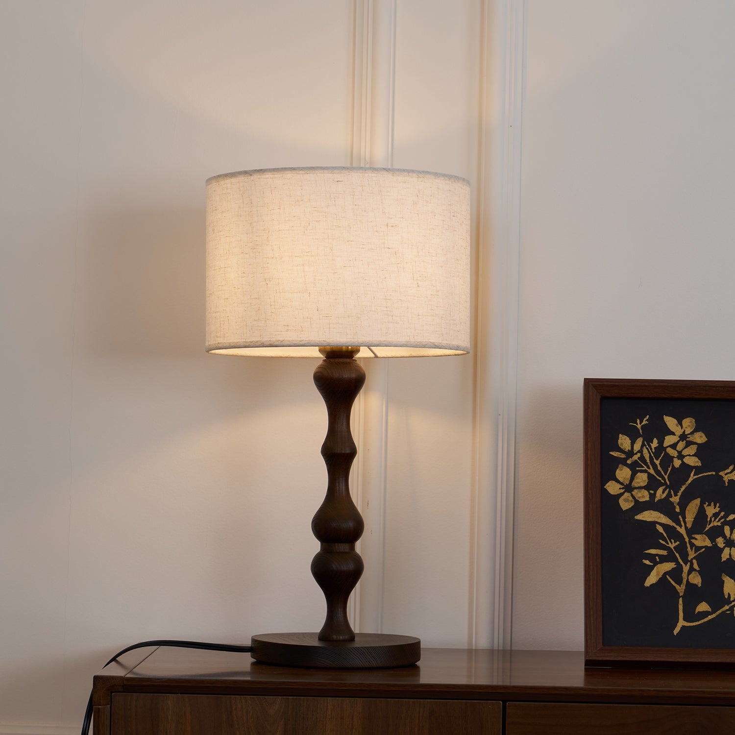 Canora Wooden Table Lamp - Loonglight