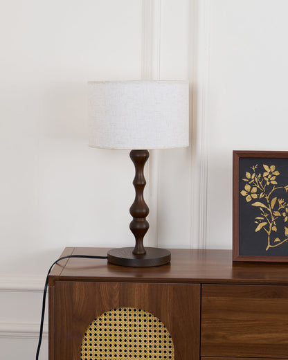 Canora Wooden Table Lamp - Loonglight