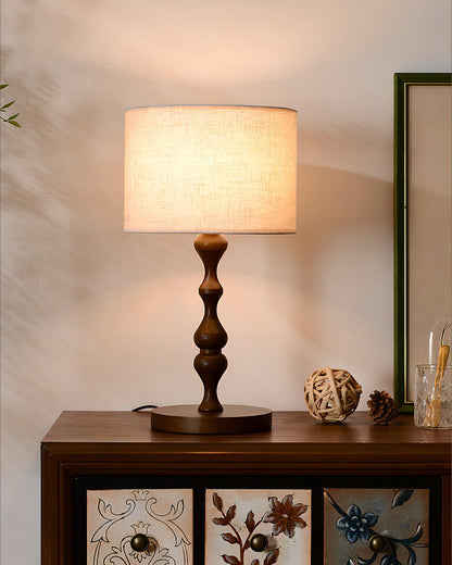 Canora Wooden Table Lamp - Loonglight