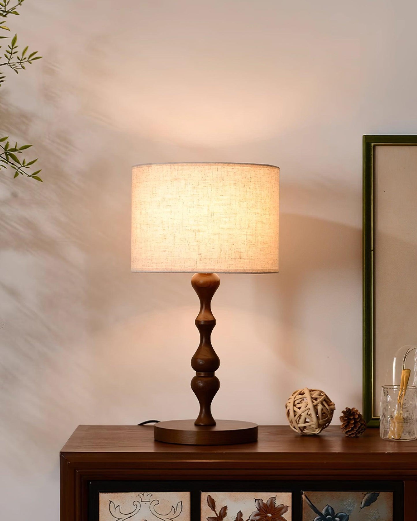 Canora Wooden Table Lamp - Loonglight