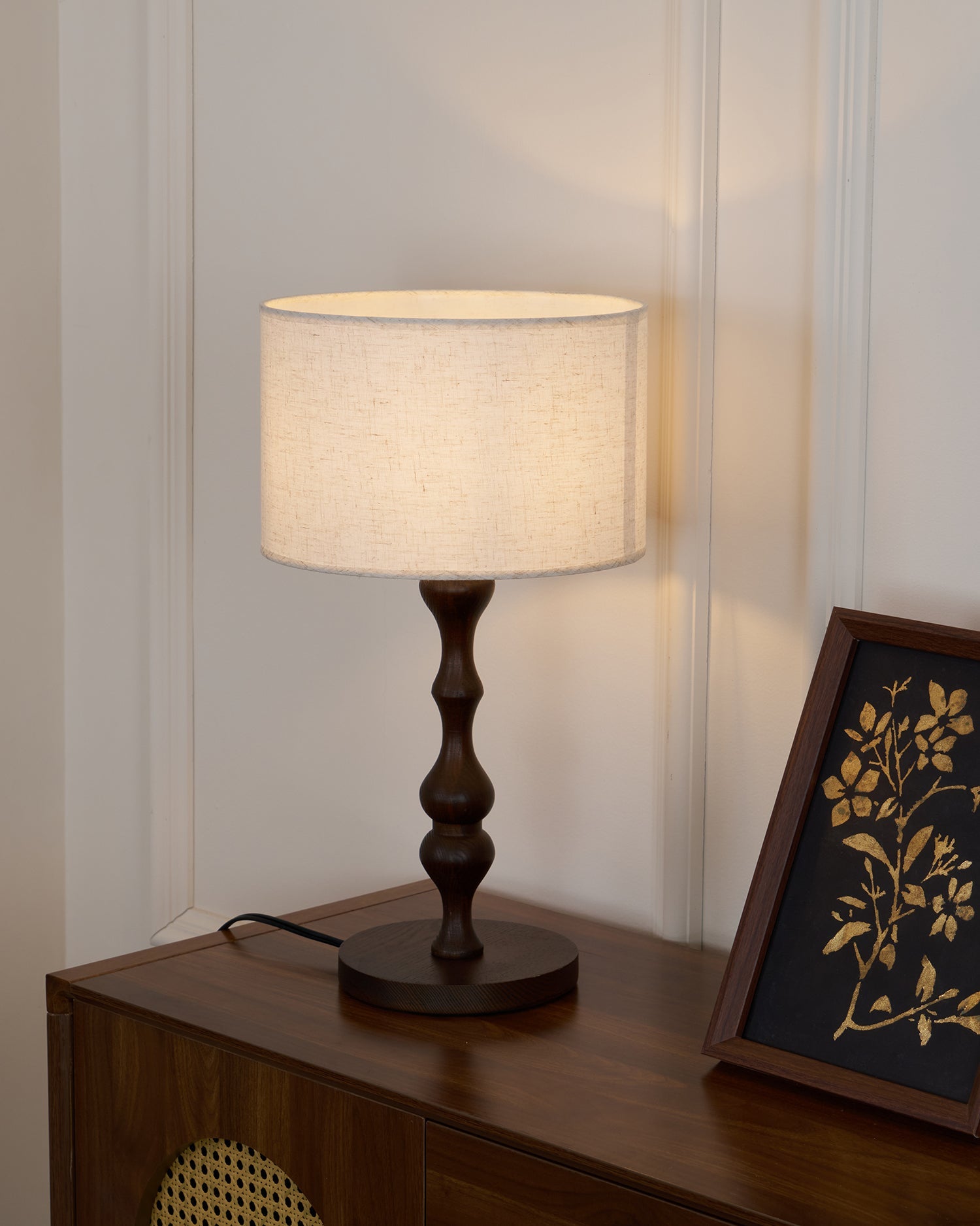 Canora Wooden Table Lamp - Loonglight