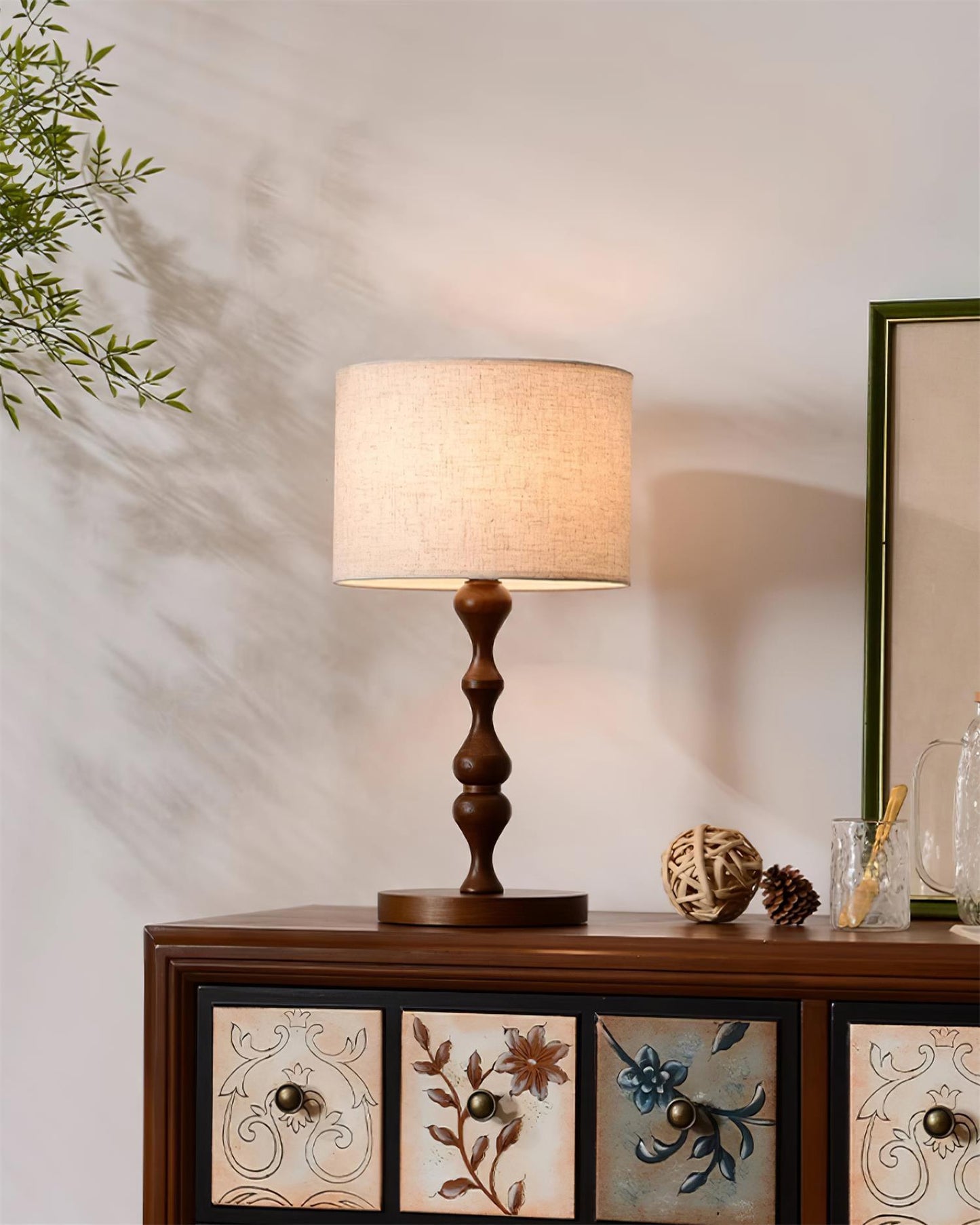 Canora Wooden Table Lamp - Loonglight