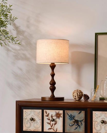 Canora Wooden Table Lamp - Loonglight