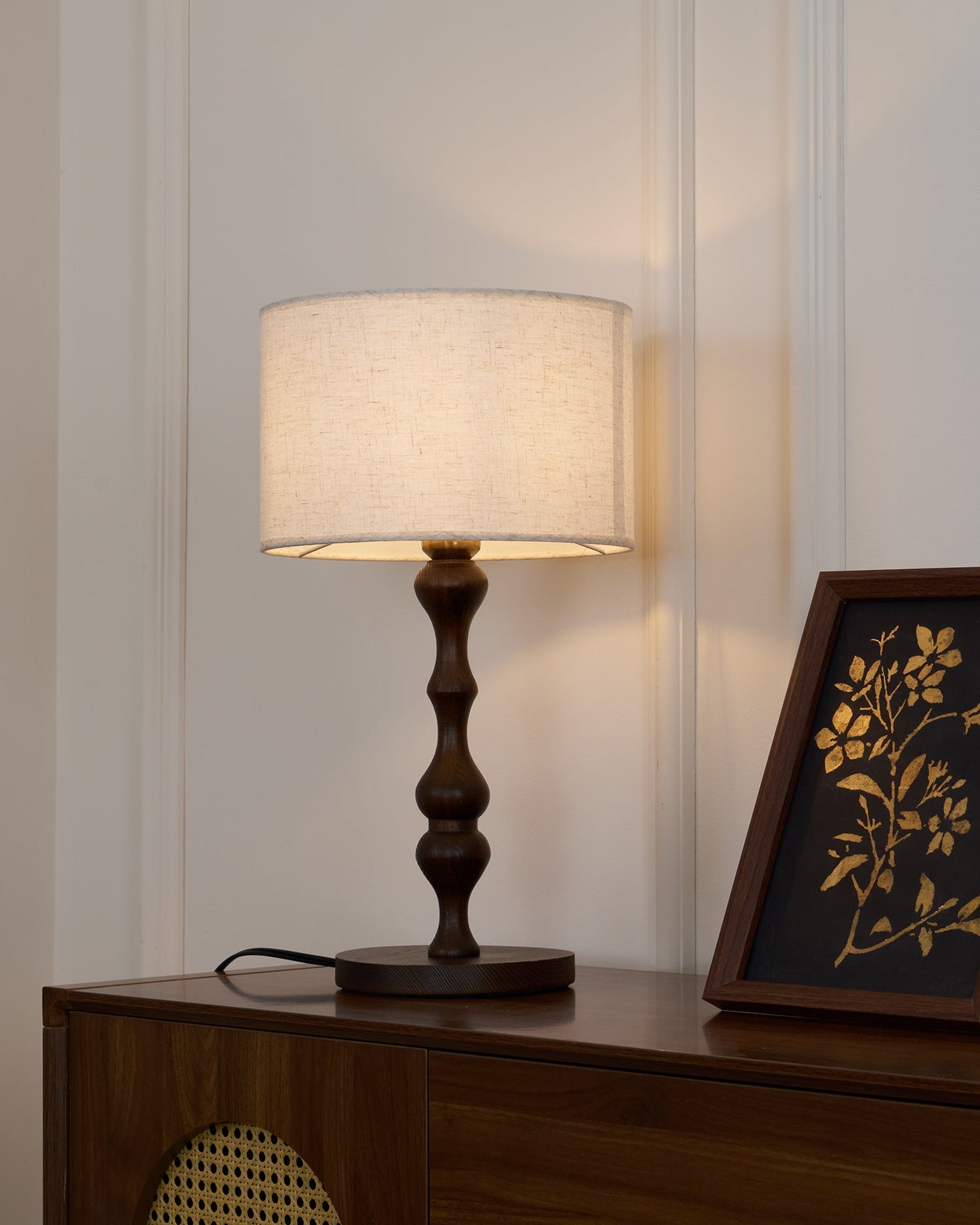 Canora Wooden Table Lamp - Loonglight